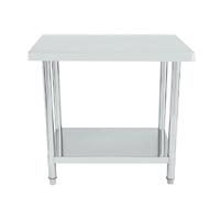 Bcelec Table de cuisine inox - Argent