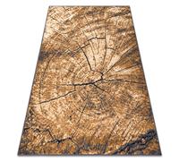 BCF Tapis Morad PIEŃ Arbre Bois - gris / beige / vieil or 140x200 cm