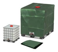 Bche pour Cuve 1000L IBC Couvercle de Protection Anti-Poussire Housse de Rservoir Vert - 120 x 100 x 116 cm