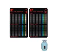 BCHKO 2PCS Indicateur Niveau Gaz Bouteille Magnétique, Réutilisable Testeur Niveau Bouteille de Gaz PropaneButane, Indicateur Thermosensible de Niveu de Gz pour Barbecue Camping Réchaud Chauffage