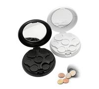 BCHKO Monnayeur Trieur de Pièces Lot de 2 (Noir & Blanc) | Organisateur à Compartiments Multiples | Gestion Rapide sans Mélange pour Registre & Sac