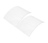 BCOATH 2 Pièces Lentille de Capot de Sablage en Verre 3mm | Protection Complète, Vue Claire, Légère, Particules Fines, Usage Sablage et Meulage