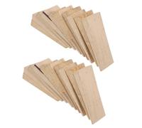 BCOATH 20 Pièces Cales en Bois pour Manche de Hache Agricoles, Kit de Résistantes pour Fixation Sécurisée et Entretien D'outils de Ferme en Bois Khaki