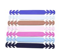 BCOATH 20 Pièces Crochet Suspendre pour Masque, Crochet D'extension pour Sangle D'oreille, Sangle de Masque Réglable en Pu, Anti-pression Oreilles, pour Garçon et Couleur Aléatoire