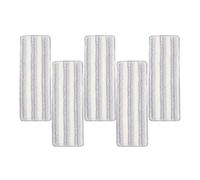 BCOATH 5 Pièces Recharge de Balai en Microfibre Lavable pour Nettoyage de Sols et Carrelages, Lingettes Réutilisables Faciles à Laver, pour Sol Propre sans Effort