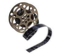BCOATH Accessoire de Fête Vintage en Fer Or, Décoration Centre de Table Bobine de Film, Ambiance Cinématographique Légère pour Soirée Cinéma Rétro