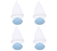 BCOATH Attrape Poils Animaux Machine à Laver Réutilisable en Filet Flottant, Lot de 4 Pièces en Polyester et Pp, Réduit la Dispersion des Poils de Chien la Machine à Laver