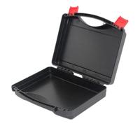 BCOATH Boîte à Outils pour Usage Électrique en Plastique Noir Multifonctionnelle et Design Portable Grand Espace de Rangement et Déplacement