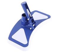 BCOATH Brosse de Nettoyage de Piscine Brosse à Récurer pour Revêtement de Piscine Enterrées et Hors-Sol Plastique et Fer Forme Croissant Capture Particules Fines et Débris
