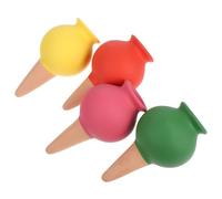 BCOATH Ensemble de 4 Globes d'arrosage en céramique avec système d'irrigation Goutte à Goutte Portable, idéal pour Plantes en Pot dans Le Jardin et en extérieur