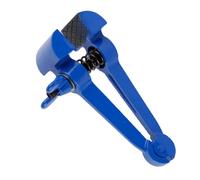 BCOATH Étau à Main en Acier Sphéroïdal Graphite Bleu Poignée Antidérapante et Bouton de Serrage Rapide pour Fixation Solide et Travail Précis