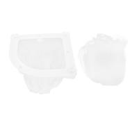 BCOATH Filtre Évier en Plastique Blanc Panier à Filtres et Écran Filtrant Anti-obstruction pour Capturer les Déchets Végétaux Tout en Laissant L'eau S'écouler Facilement