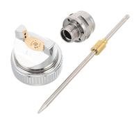 BCOATH Kit 3 Pièces pour Pistolet Pulvérisateur Automobile 1.4mm en Alliage Aiguille, Buse et Chapeau D'air pour Finition Uniforme et Installation Rapide