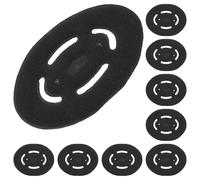 BCOATH Lot de 10 Inserts de Capuchons de Sécurité en Mousse Noire Absorbant la Sueur, Compatibles Plupart des Casques pour Sports de Plein Air et Transport Ferroviaire