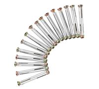 BCOATH Lot de 16 Chevilles D'expansion Métalliques à Vis Cruciforme en Fer et Cuivre, Installation Facile et Fiable pour Portes et Fenêtres, Design Élégant Style Gecko