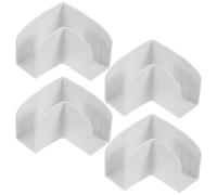 BCOATH Lot de 4 Fixations Blanches pour Parc Bébé en Plastique, Installation Facile et Fiable, Accessoire pour Usage à Domicile Voyage