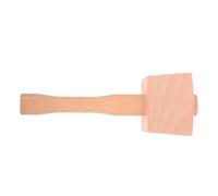 BCOATH Maillet en Bois Robuste de Charpentier 9,5 Pouces, Beige | Surface Lisse, Prise Confortable, Outil Manuel Polyvalent, pour Menuiserie et Sculpture sur Bois