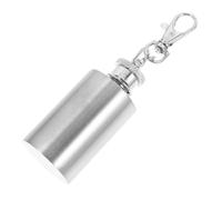 BCOATH Mini Flasque en Acier Inoxydable 1 Oz Porte-clés Pratique, Design Élégant et Compact pour Transport Facile Lors de Sorties