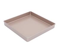 BCOATH Moule à Gâteau Carré Doré Antiadhésif Plaque de Cuisson Acier pour Mousse Gâteau Tarte et Pâtisserie pour Fêtes Mariage Réunions