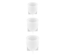 BCOATH Moules à Boules de Cristal D'œuf en Silicone, 3 Pièces | Loisirs Créatifs Diy, Souples et Faciles à Démouler, Lot de 3 pour Moulage et Coulée