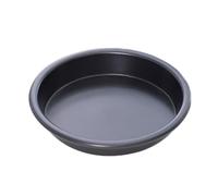BCOATH Noir Plaque de Cuisson à Pizza Ronde en Aluminium pour Four | Léger, Surface Résistante aux Rayures, Design Simple et Brillant, Usage Domestique au Four