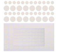 BCOATH Pastilles Adhésives Acryliques Rondes Double Face 200 Pièces, Autocollants Transparents Haute Adhérence pour Emballage et Décoration de Mariage