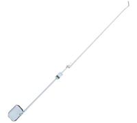 BCOATH Pédale de Remplacement pour Poubelle Extérieure 100l en Fer Argenté Résistante la Corrosion, Accessoire Portable pour Container Poubelle Extérieur