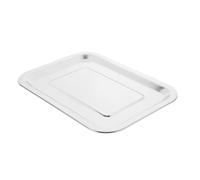 BCOATH Plaque de Cuisson Rectangulaire Inox Multifonction pour Four Barbecue Gril et Toastage Plateau de Cuisine Résistant pour Usage Domestique et Professionnel