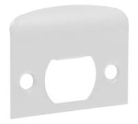 BCOATH Plaque de Gâche en Acier Inoxydable Blanc pour Portes, Compatible Divers Types de Serrures, Sécurise Efficacement les Mécanismes de Verrouillage