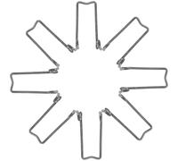 BCOATH Support Métallique D'armature en Acier 20pcs, Chaise de Soutien Robuste et Facile à Transporter pour Barres D'armature en Béton sur Chantier
