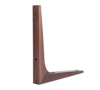 BCOATH Support pour Étagères Murales en Bois Massif avec Trou de Vis Pré-percé Accessoire Décoratif pour Fixation Murale dans Salon Bureau Jardin