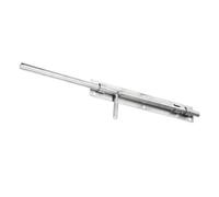 BCOATH Verrou Coulissant De Porte Intérieure Boulon De Chute En Acier Inoxydable Argent Montage Sur Surface Pour Cabine De Toilettes Et Portail En Bois