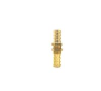 BCOMFY 1pc 4mm 6mm 8mm 10mm 12mm 14mm 16mm 19mm 25mm Tuyau Barbe cloison Laiton barbelé Tube raccord coupleur connecteur Adaptateur (Color : 4mm OD)