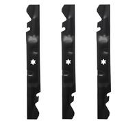 BCQNXX Lot de 3 lames de tondeuse mulching 742P05620-X pour tondeuse Cub Cadet Craftsman MTD Troy Bilt de 60", remplace 742-05620-X, compatible avec Ultima ZT2-60 ZT3-60 ZTS2-60 ZTS2-60