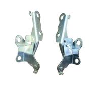 bcumst voiture Arrêt Porte Charnière Charnière Capot Avant Remplacement Support Capture Moteur Pièces Automobiles Métal Argent Pour Toyota Hilux 2005 - 2014 1 Paire