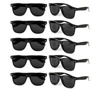 BDFJEDS Lunettes de Soleil Amusantes Lunettes de soleil amusantes for fête, 12 à 60 pièces, en vrac, for femmes et hommes, cadeaux mariage(Black,24Pcs)