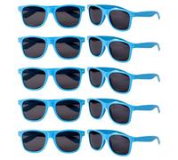 BDFJEDS Lunettes de Soleil Amusantes Lunettes de soleil amusantes for fête, 12 à 60 pièces, en vrac, for femmes et hommes, cadeaux mariage(Blue,24Pcs)