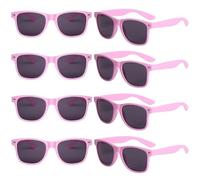 BDFJEDS Lunettes de Soleil Amusantes Lunettes de soleil amusantes for fête, 12 à 60 pièces, en vrac, for femmes et hommes, cadeaux mariage(Pink,24Pcs)