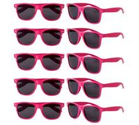 BDFJEDS Lunettes de Soleil Amusantes Lunettes de soleil amusantes for fête, 12 à 60 pièces, en vrac, for femmes et hommes, cadeaux mariage(Hot Pink,24Pcs)