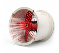 BDJSN Ventilateur Industriel Antidéflagrant 250 W, Extracteur Dair Mural Ou De Gaine De 35,3 Cm (13,9 Pouces), Débit Dair De 2 273 M³/h, 1 450 TR/Min, Grille De Sécurité Métallique pour Usines Et