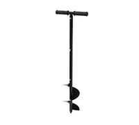 Bdneygtyr Tarière manuelle de 15 cm de diamètre - Pour la fondation de poteaux, le jardin - Pour planter des arbres et fixer des poteaux de clôture - Avec 2 rallonges et gants