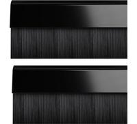 BDS clip sous la porte joint brosse noir 914 mm set de 2 pièces - Stormguard 02 am0010914bl