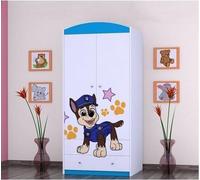 BDW Armoire pour enfants, motif super chiens chambre d'enfant, bleu