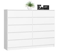BDW - commode, 10 tiroirs, K160, mobilier de salon, chambre à coucher, 160...