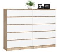 BDW - commode, 10 tiroirs, K160, mobilier de salon, chambre à coucher, 160...