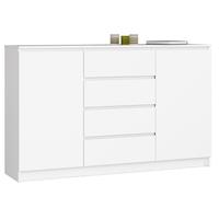 BDW - Commode, 4 tiroirs 2 portes, salon, chambre à coucher, K160, 160 x 40...