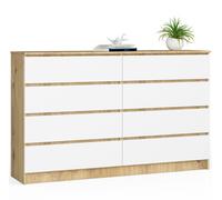 BDW - commode, 8 tiroirs, K160, mobilier de salon, chambre à coucher, 160 x...