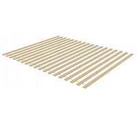 BDW Holztech Sommier à Lattes Enroulable 300 kg - Extra Solide Issu de Forêts Locales - Non Traité pour Un Sommeil Sain | Nombreuses Tailles (200x160cm)