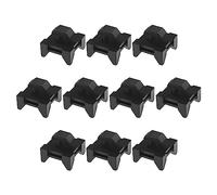 Be In Your Mind 10 Pièces Support de Câble Rainure Clips Supports de Pinces à Fil Adaptés à la Norme Européenne 4040 Profils en Aluminium Blocs d'installation de Conduit de Câble Noir 13x7.5mm