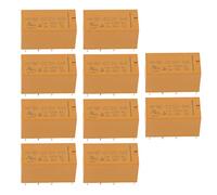 Be In Your Mind 10pcs Relais de Puissance de Carte PCB HK19F 8 broches DC 12V Remplacement pour Équipements Électroniques de Système de Contrôle Automatique de Communication à Télécommande